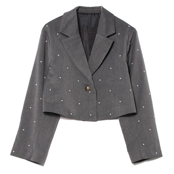 チャコールグレー | テーラードジャケット ジャケット パール | STYLEBLOCK