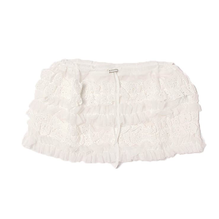 ホワイト | スカート ミニスカート チュール | STYLEBLOCK