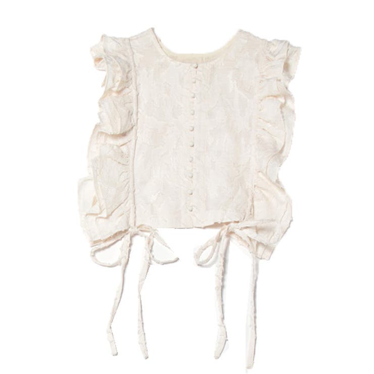 アイボリー | ジレ ベスト フリンジ | STYLEBLOCK