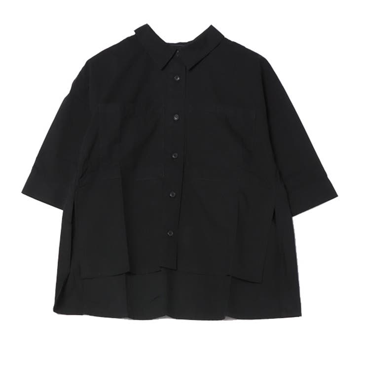 ブラック | シャツ ブラウス 7分袖 | STYLEBLOCK