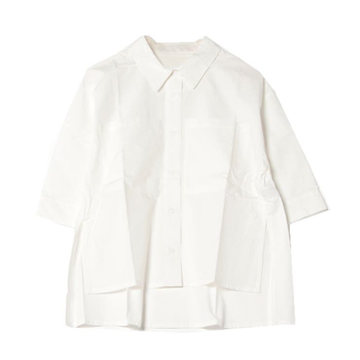 ホワイト | シャツ ブラウス 7分袖 | STYLEBLOCK