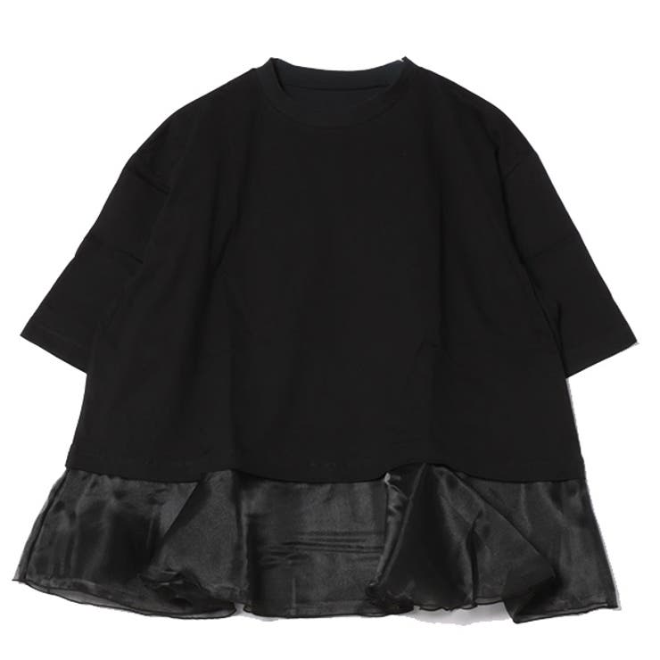 ブラック | Tシャツ カットソー 5分袖 | STYLEBLOCK