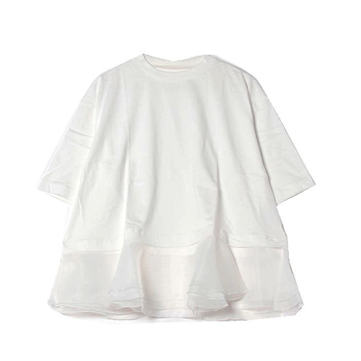 ホワイト | Tシャツ カットソー 5分袖 | STYLEBLOCK