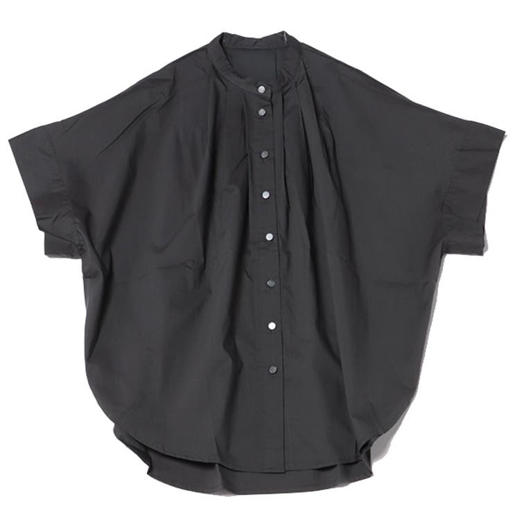 スタイルブロック STYLEBLOCK ブロード袖シフォンブラウス （ブラック） STYLEBLOCK（スタイルブロック） ブロード袖シフォンブラウス