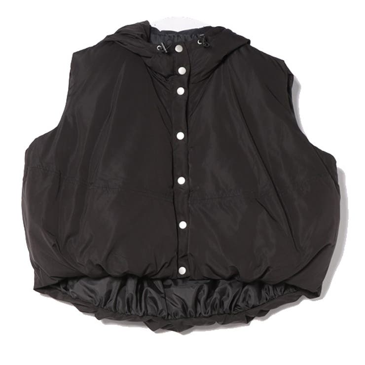 ブラック | 中綿ベスト ベスト フーディ | STYLEBLOCK