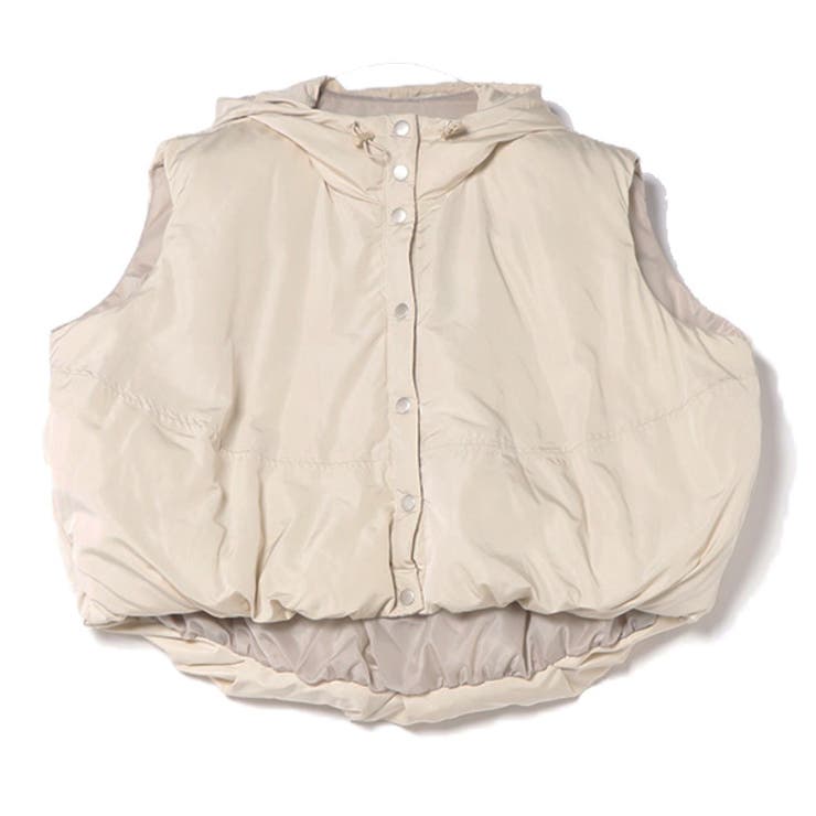 エクリュ | 中綿ベスト ベスト フーディ | STYLEBLOCK