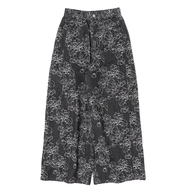 ブラック | デニムパンツ ストレート ロングパンツ | STYLEBLOCK