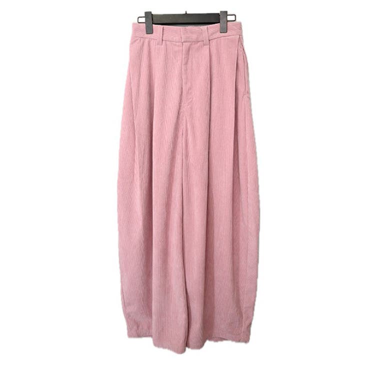ピンク | ロングパンツ コクーンパンツ タック | STYLEBLOCK