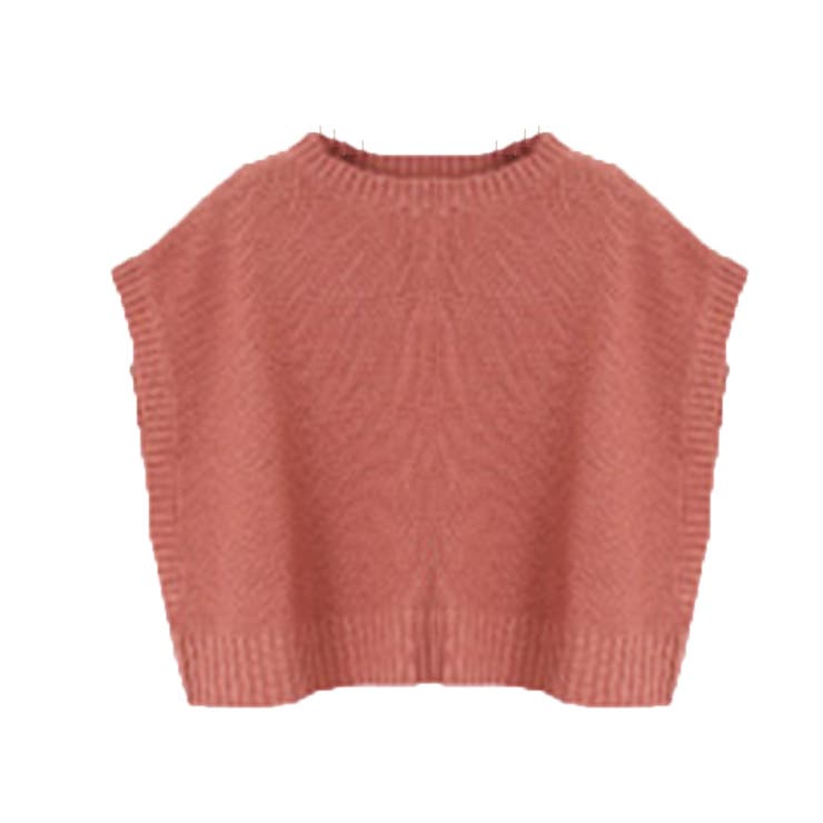 ピンク | ニット セーター ノースリーブ | STYLEBLOCK