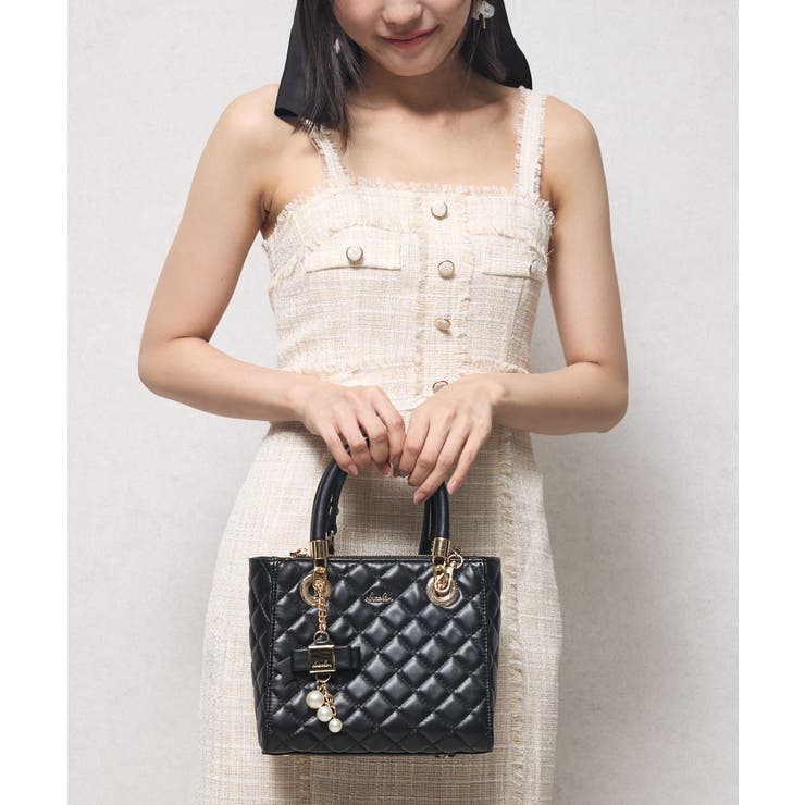 【dazzlin/ダズリン】キルティング リボンチャーム付ミニハンドバッグ | STYLE CODE  | 詳細画像36 