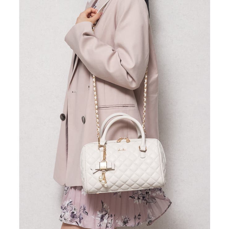 【dazzlin/ダズリン】キルティング リボンチャーム付ボストンバッグ | STYLE CODE  | 詳細画像48 