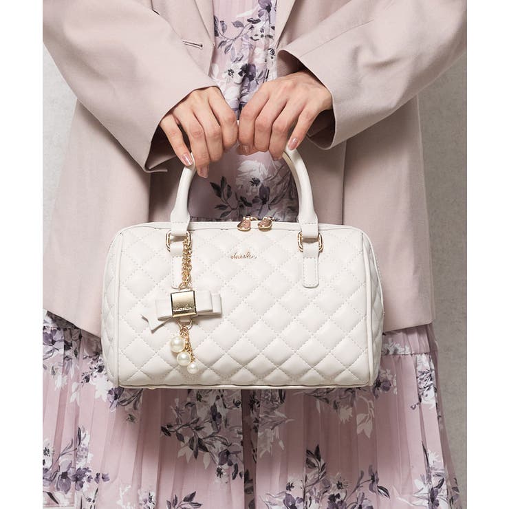 【dazzlin/ダズリン】キルティング リボンチャーム付ボストンバッグ | STYLE CODE  | 詳細画像7 
