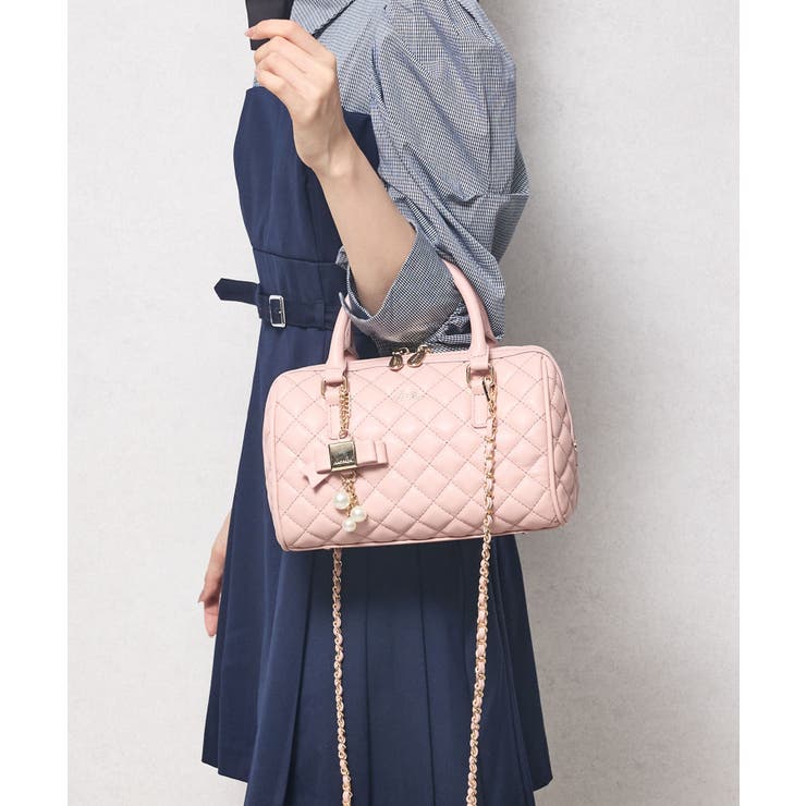 【dazzlin/ダズリン】キルティング リボンチャーム付ボストンバッグ | STYLE CODE  | 詳細画像36 