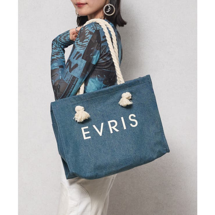【EVRIS/エブリス】ロゴファブリック プリントロープトートバッグ | STYLE CODE  | 詳細画像25 