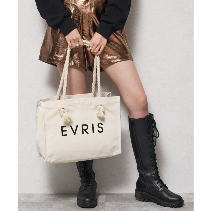 【EVRIS/エブリス】ロゴファブリック プリントロープトートバッグ | STYLE CODE  | 詳細画像40 