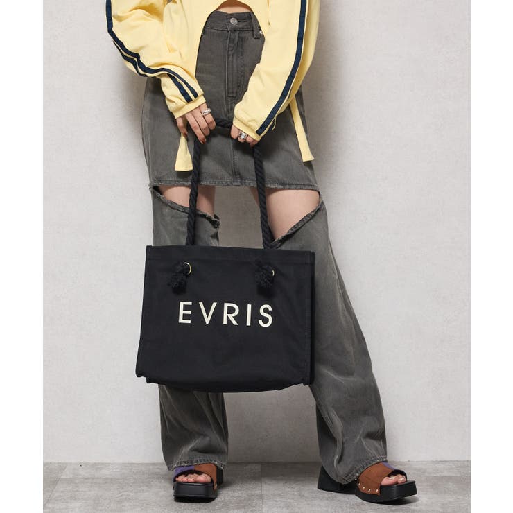 【EVRIS/エブリス】ロゴファブリック プリントロープトートバッグ | STYLE CODE  | 詳細画像38 