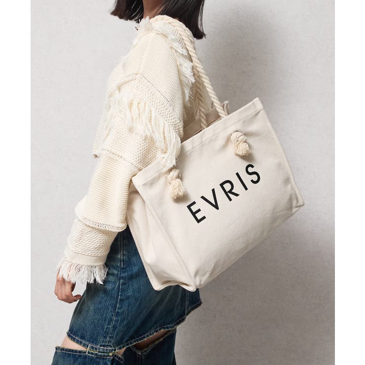 【EVRIS/エブリス】ロゴファブリック プリントロープトートバッグ | STYLE CODE  | 詳細画像33 