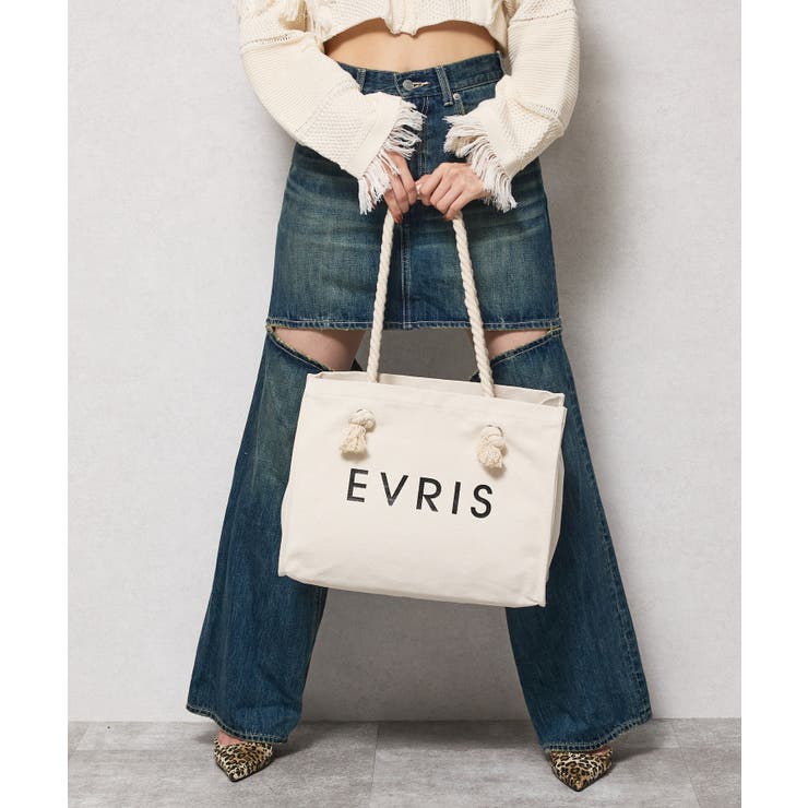 【EVRIS/エブリス】ロゴファブリック プリントロープトートバッグ | STYLE CODE  | 詳細画像30 