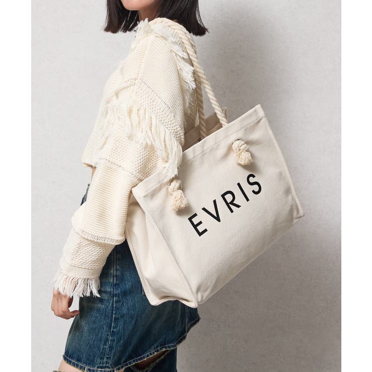 【EVRIS/エブリス】ロゴファブリック プリントロープトートバッグ | STYLE CODE  | 詳細画像32 