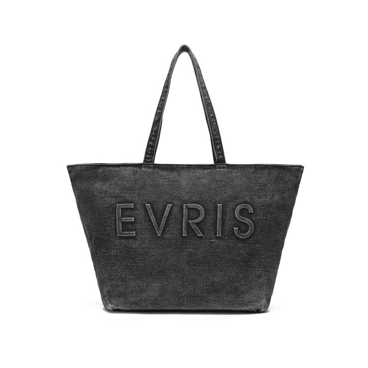 【EVRIS/エブリス】ロゴエンボス ラージトートバッグ／A4収納可 | STYLE CODE  | 詳細画像2 