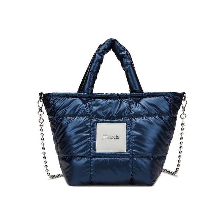 NVY | 【jouetie ジュエティ】メタリックナイロンキルティング ミニトートバッグ（… | STYLE CODE 