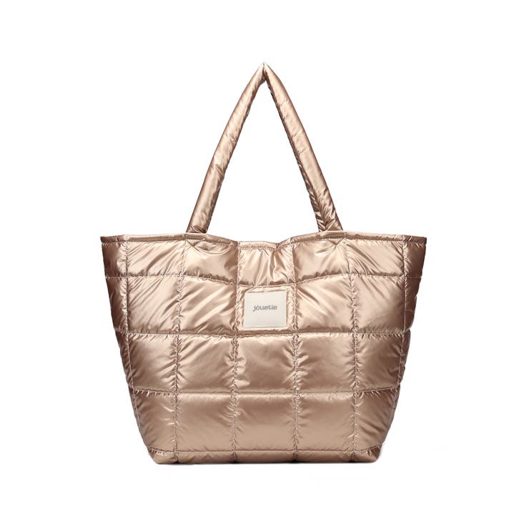 PNK | 【jouetie ジュエティ】メタリックナイロンキルティング ラージトートバッグ | STYLE CODE 