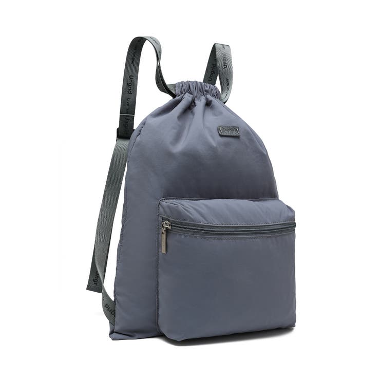 撥水軽量ソフトナイロン ロゴテープナップサック スポーツジムバッグ | STYLE CODE  | 詳細画像7 