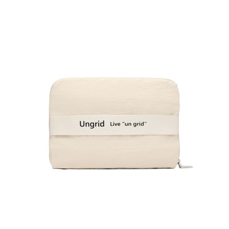 【Ungrid アングリッド】撥水軽量ソフトナイロン ロゴテープ折り畳みラージ | STYLE CODE  | 詳細画像5 