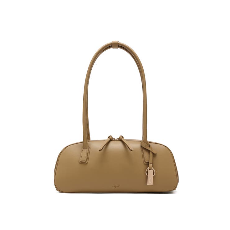 DBEG | 【Ungrid アングリッド】シンプルスムース プレートチャーム付ワイドボストン… | STYLE CODE 