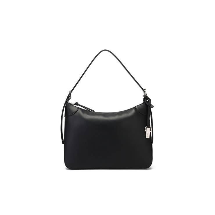 BLK | 【Ungrid アングリッド】シンプルスムース プレートチャーム付ラージショルダ… | STYLE CODE 