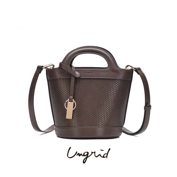 DBRN | 【Ungrid/アングリッド】型押し 巾着付きバケツショルダーバッグ | STYLE CODE 