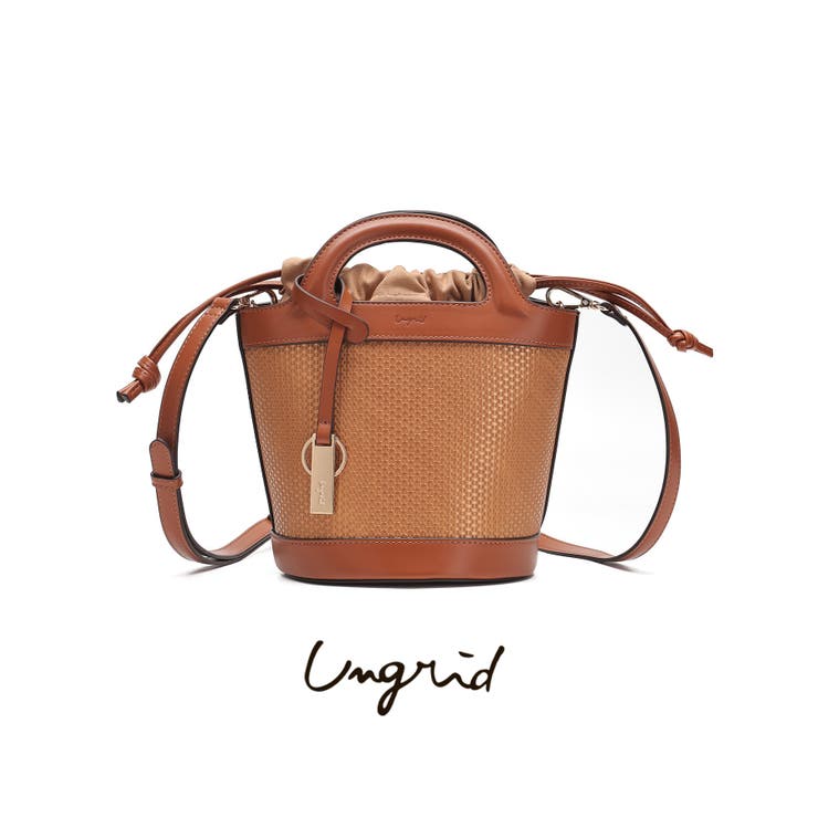 CAM | 【Ungrid/アングリッド】型押し 巾着付きバケツショルダーバッグ | STYLE CODE 