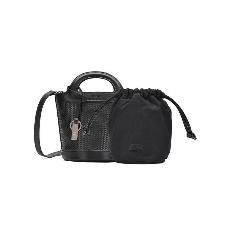 【Ungrid/アングリッド】型押し 巾着付きバケツショルダーバッグ | STYLE CODE  | 詳細画像2 