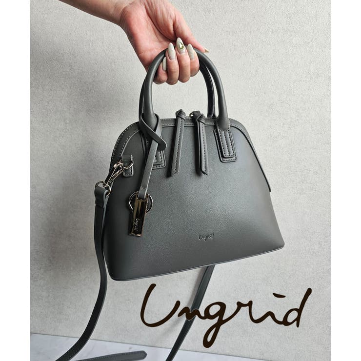 【Ungrid/アングリッド】 シンプルスムース ボストンバッグ | STYLE CODE  | 詳細画像2 