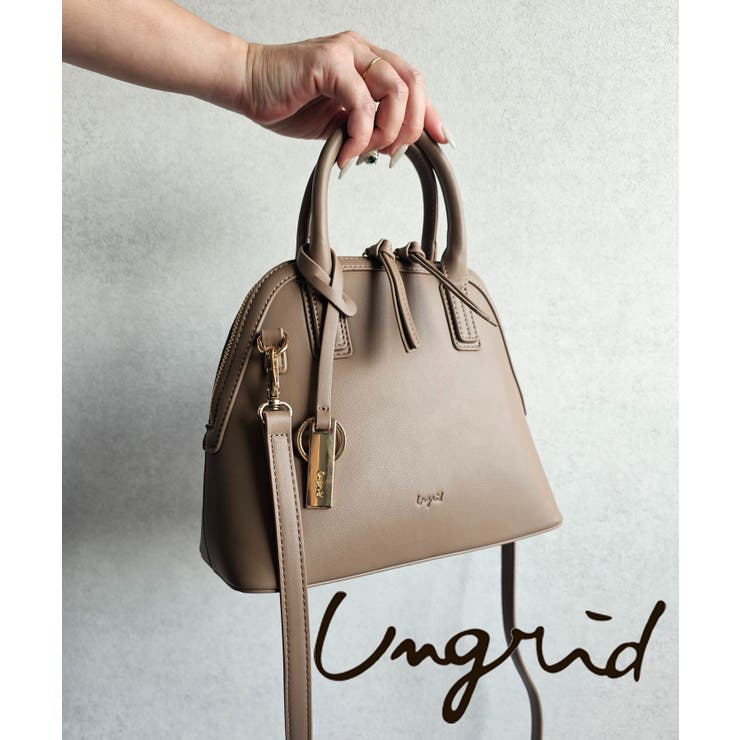 【Ungrid/アングリッド】 シンプルスムース ボストンバッグ | STYLE CODE  | 詳細画像4 