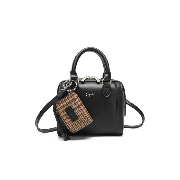 BLK | 【Ungrid アングリッド】ケースチャーム付 チェックコンビ | STYLE CODE 