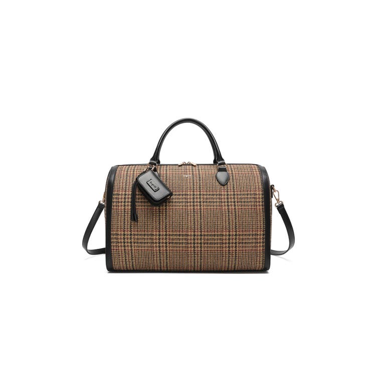 BLKCHC | 【Ungrid アングリッド】ケースチャーム付 チェックコンビキャリーオントラベ… | STYLE CODE 