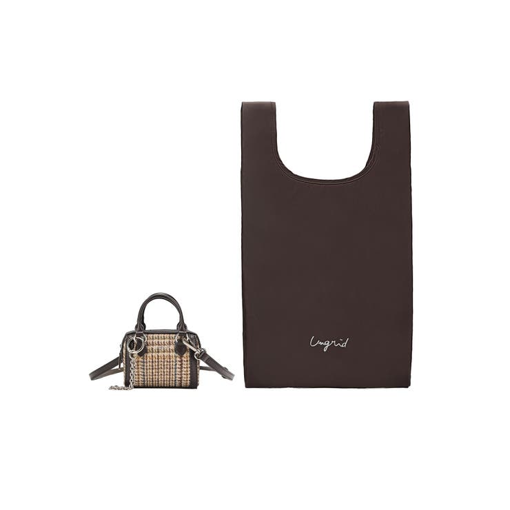 BRNCHC | マイクロミニ チャームボストンバッグ エコバッグ付き | STYLE CODE 