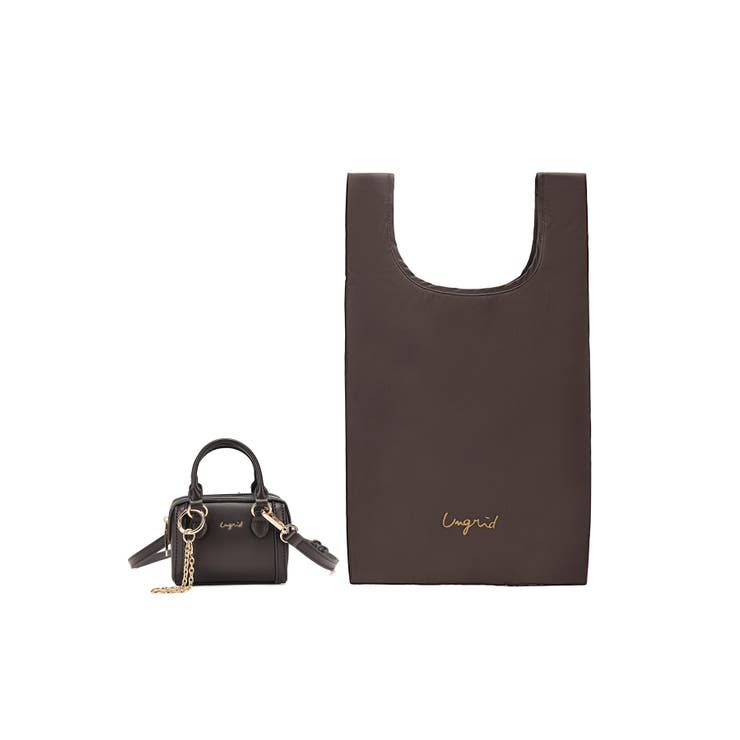 DBRN | マイクロミニ チャームボストンバッグ エコバッグ付き | STYLE CODE 