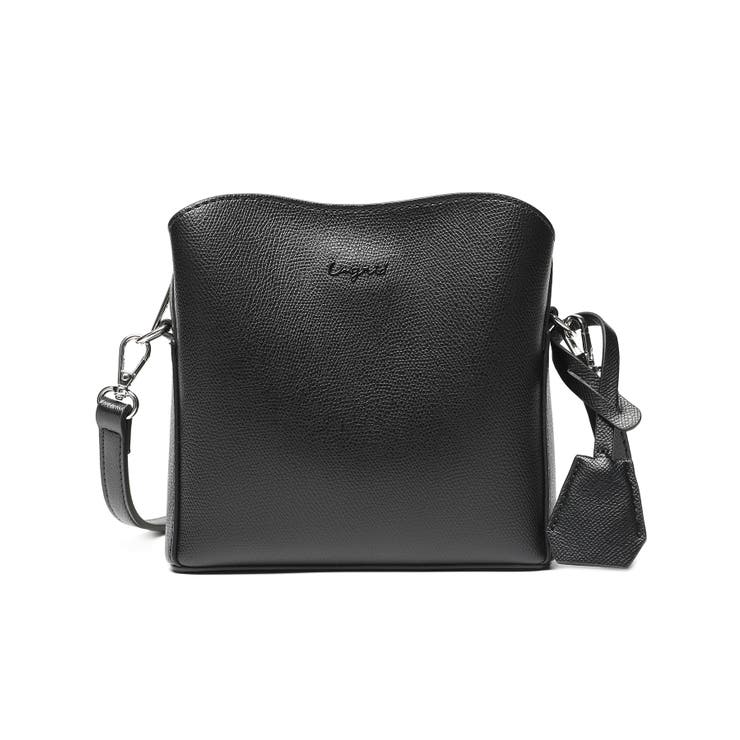 BLK | 【Ungrid アングリッド】カラーロゴ金具 キーハウス付きアオリポケットショル… | STYLE CODE 