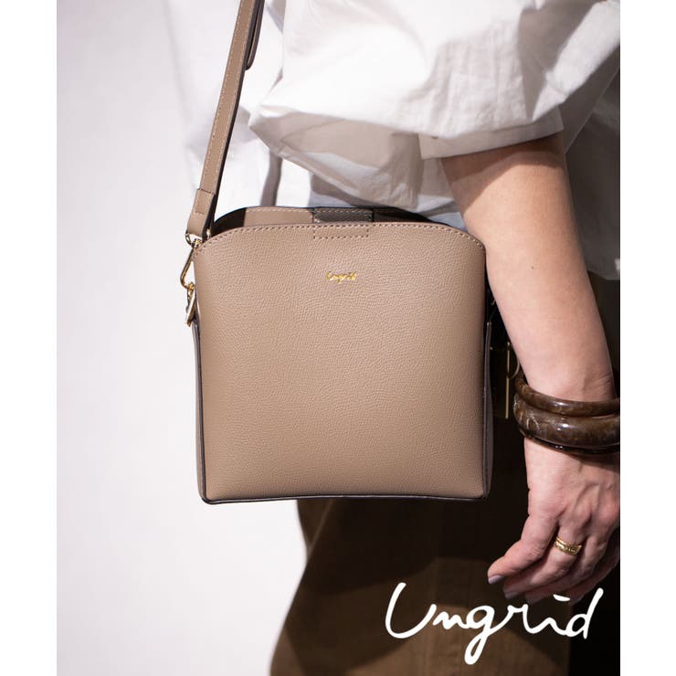 Ungrid/アングリッド】キーリングチャーム付 ミニショルダー