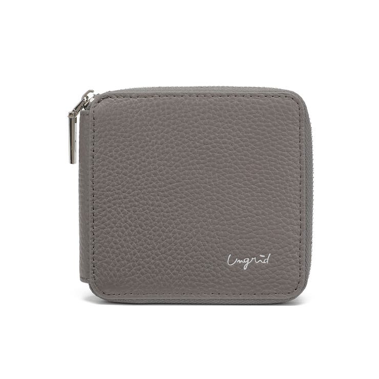 GRY | 【Ungrid/アングリッド】牛革 ラウンド二つ折りミニ財布 | STYLE CODE 