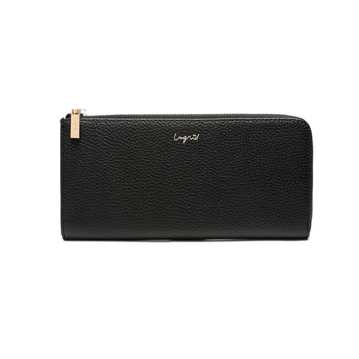 BLK | 【Ungrid/アングリッド】牛革 LF薄マチ長財布 | STYLE CODE 