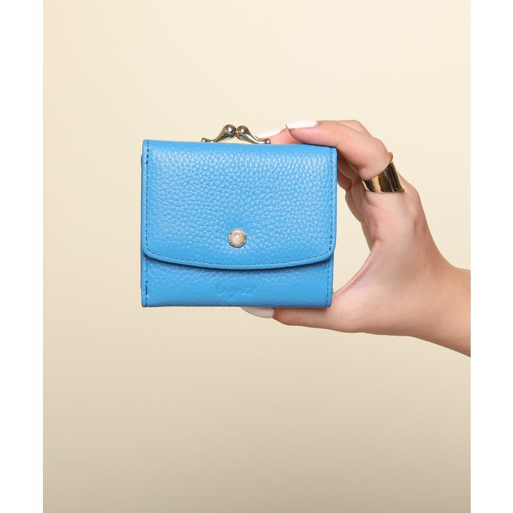 【Ungrid/アングリッド】牛革天然石ブローチ がま口ミニ財布 | STYLE CODE  | 詳細画像10 