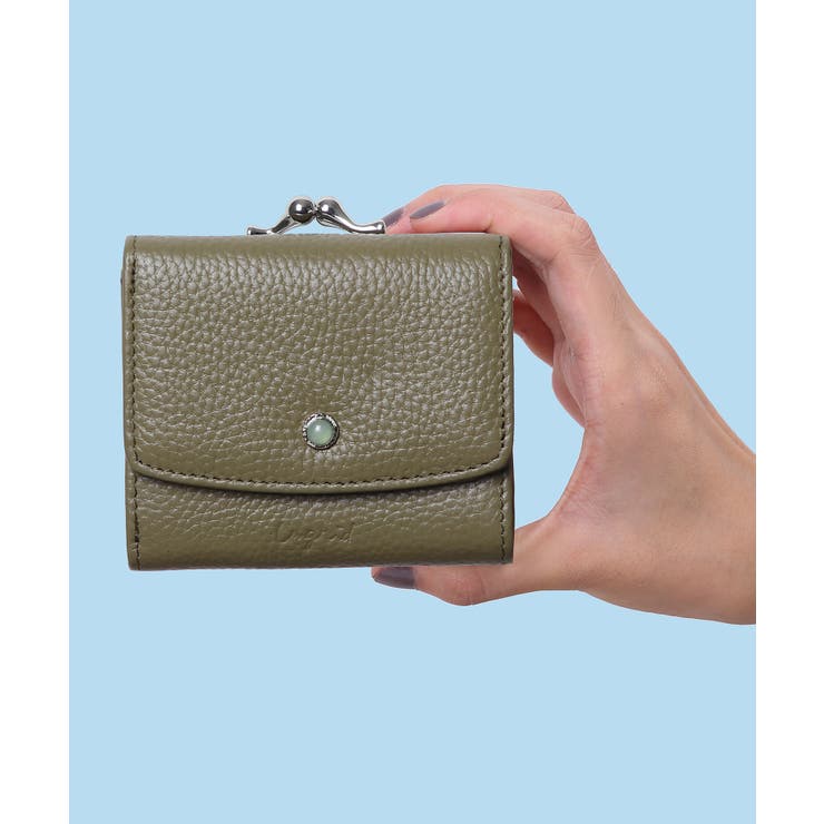 【Ungrid/アングリッド】牛革天然石ブローチ がま口ミニ財布 | STYLE CODE  | 詳細画像18 