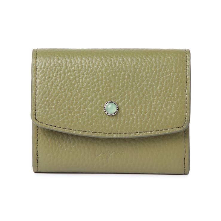 Ungrid アングリッド 牛革天然石ブローチ フラップ三つ折りミニ財布 品番 Stcw Style Code スタイルコード のレディースファッション通販 Shoplist ショップリスト
