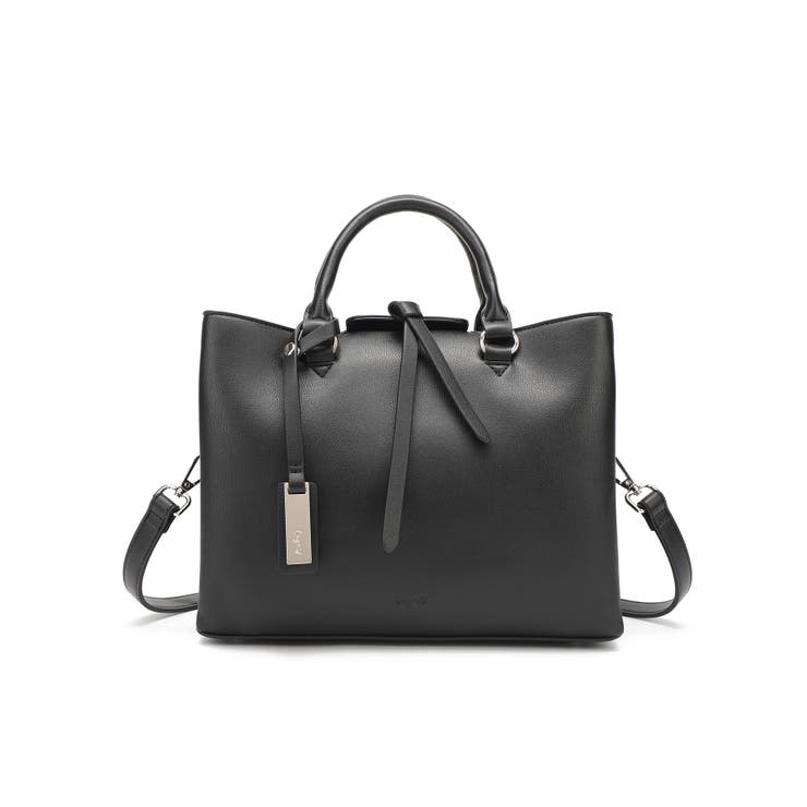 BLK | 【Ungrid/アングリッド】両アオリポケット スクウェア ハンドバッグ | STYLE CODE 