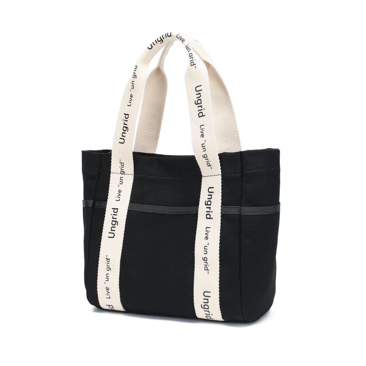 Off-White】トートバッグ/キャンバス/BLK （トミージーンズ