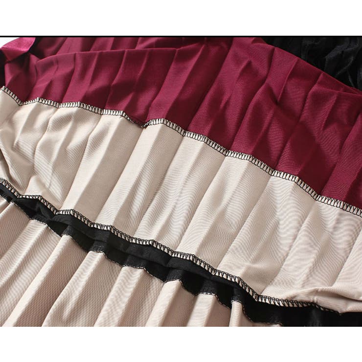 ベルベット ベロア プリーツスカート ハイウエスト Aライン | STYLE H  | 詳細画像13 