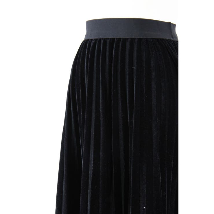 ベルベット ベロア プリーツスカート ハイウエスト Aライン | STYLE H  | 詳細画像6 